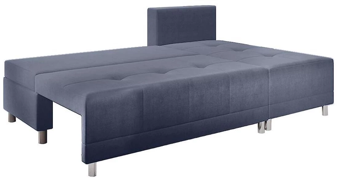 Max New Vena 15+7+1 ugaona garnitura sa ležajem i prostorom za odlaganje 203x140x92 cm tamnoplava re