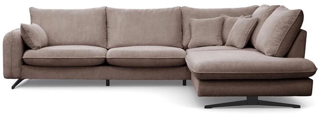 Prince L Poso 02 kutna garnitura 315x225x90 cm bež desna