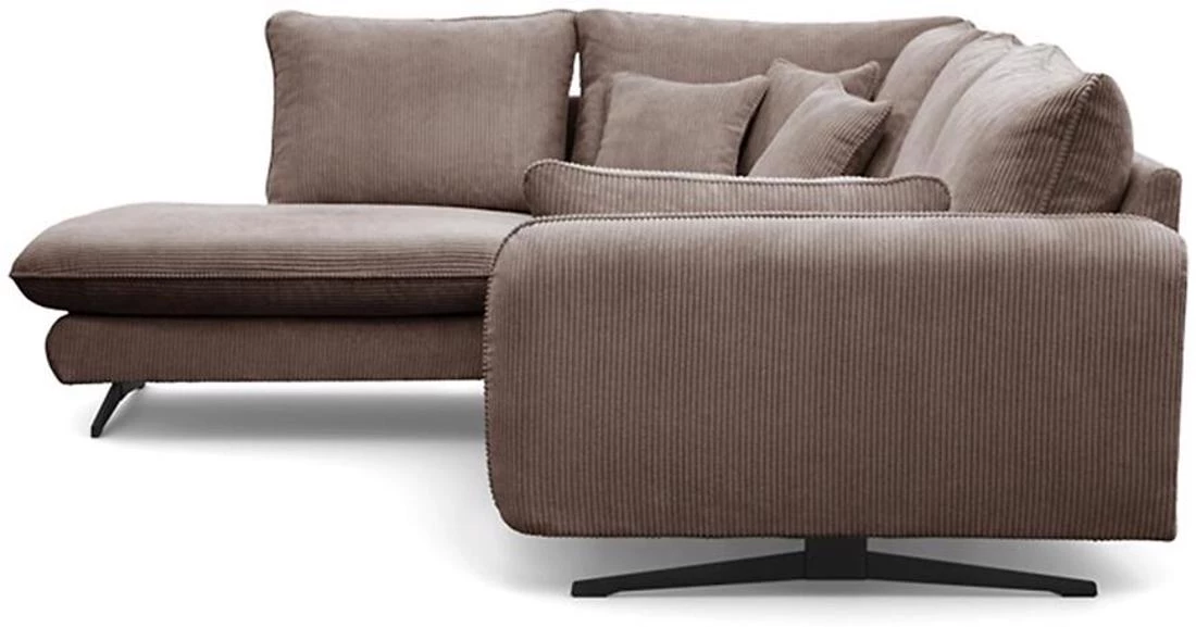 Prince L Poso 02 kutna garnitura 315x225x90 cm bež leva