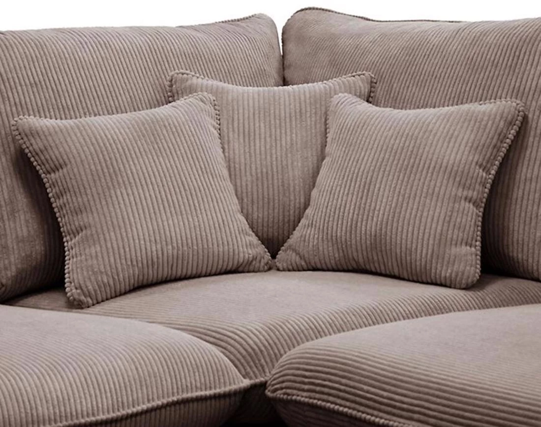 Prince L Poso 02 kutna garnitura 315x225x90 cm bež leva