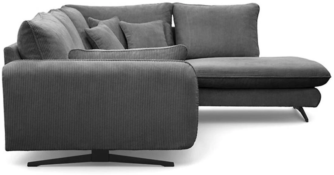 Prince L Poso 60 kutna garnitura 315x225x90 cm siva desna