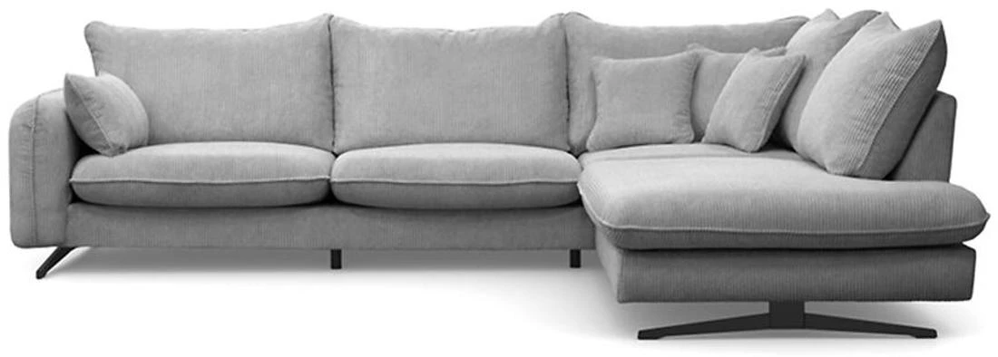 Prince L Poso 55 kutna garnitura 315x225x90 cm siva desna