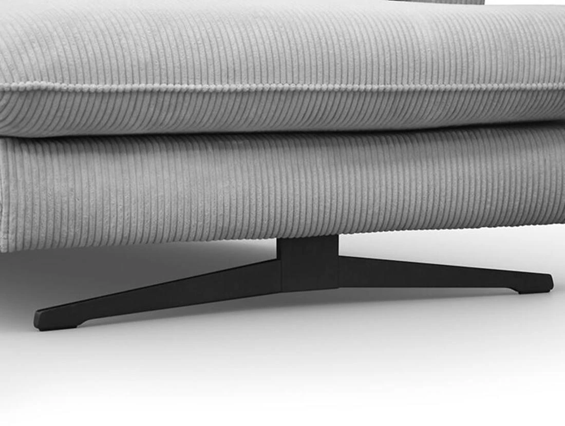 Prince L Poso 55 kutna garnitura 315x225x90 cm siva leva