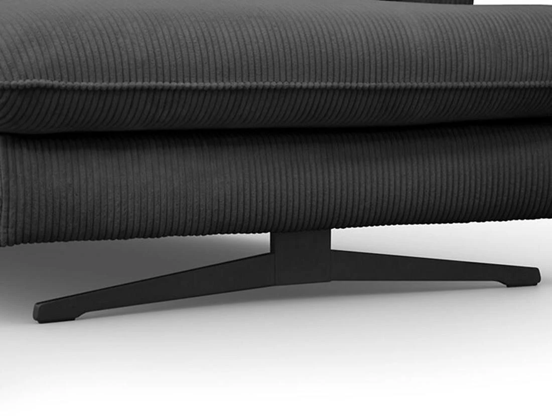 Prince L Poso 34 kutna garnitura 315x225x90 cm tamno siva desna