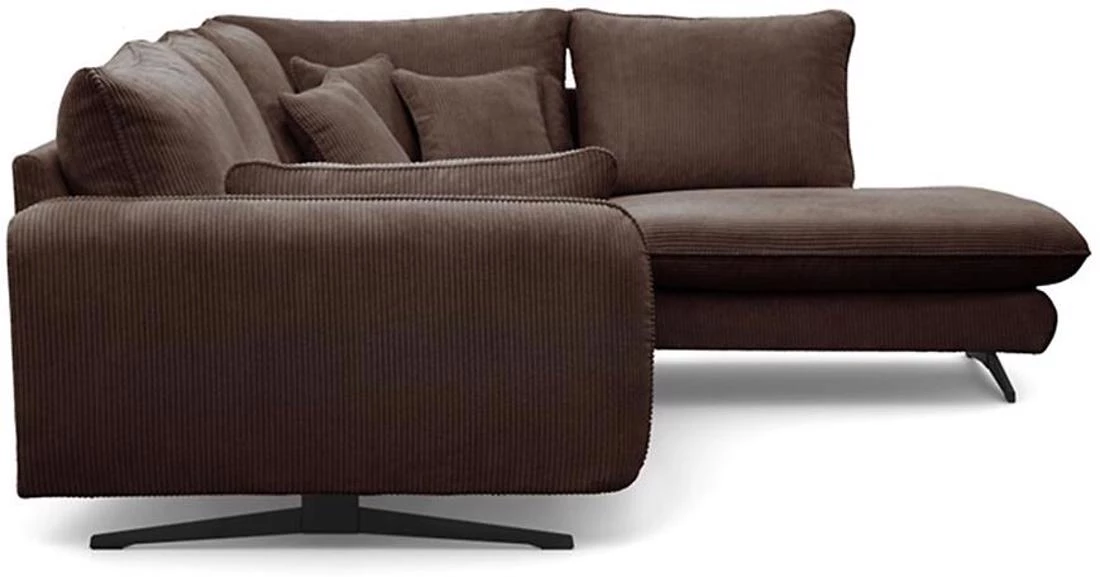 Prince L Poso 06 kutna garnitura 315x225x90 cm bež desna