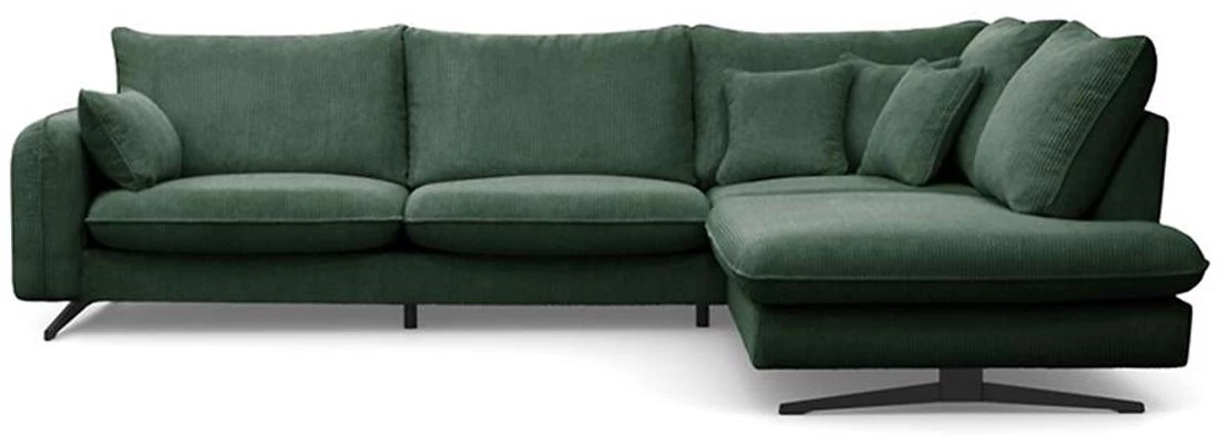 Prince L Poso 14 kutna garnitura 315x225x90 cm zelena desna