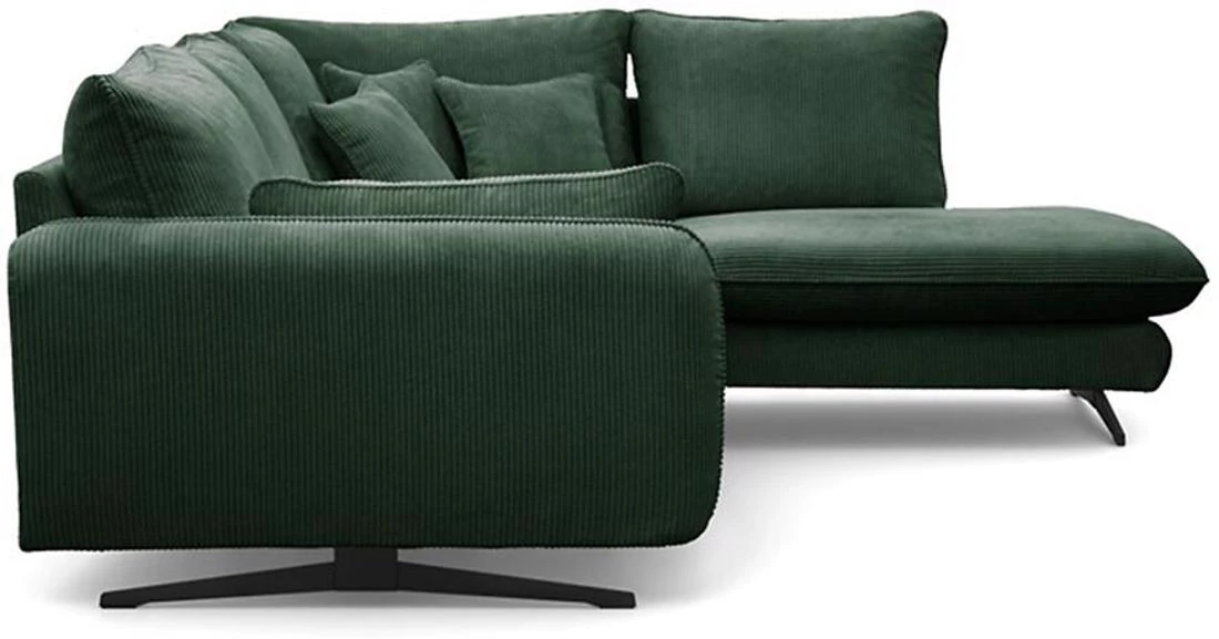 Prince L Poso 14 kutna garnitura 315x225x90 cm zelena desna