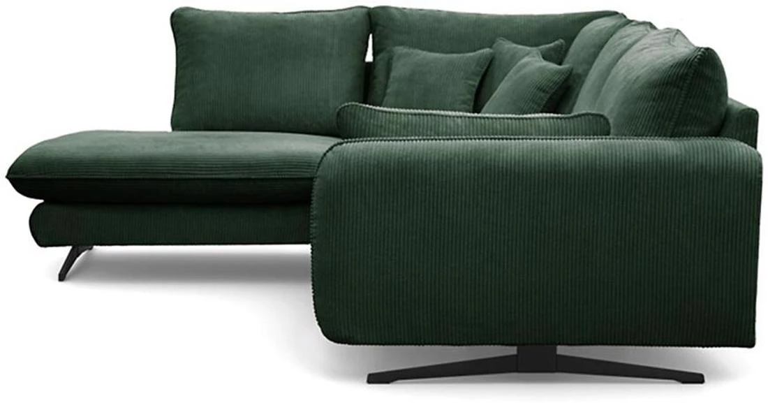 Prince L Poso 14 kutna garnitura 315x225x90 cm zelena leva