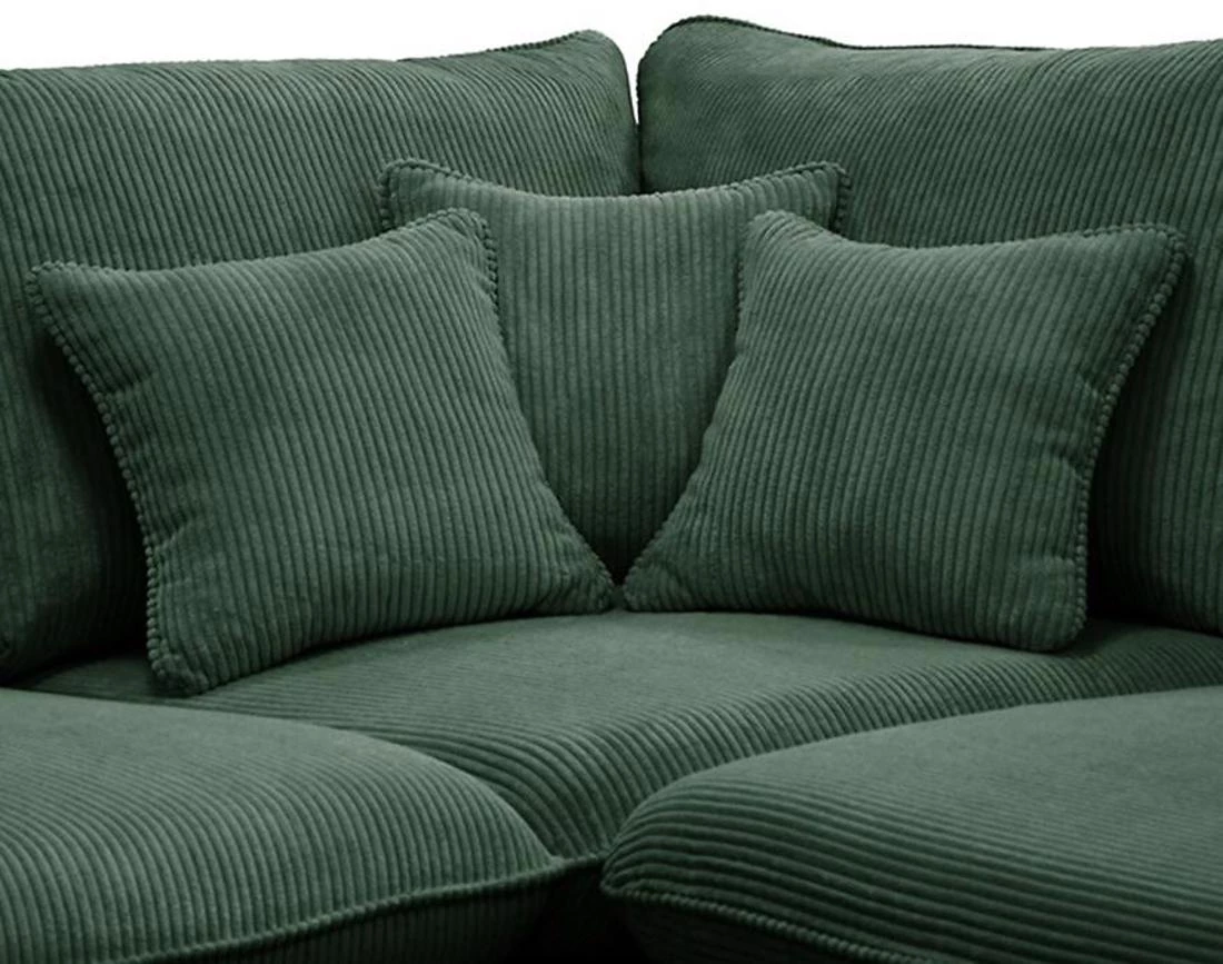 Prince L Poso 14 kutna garnitura 315x225x90 cm zelena leva