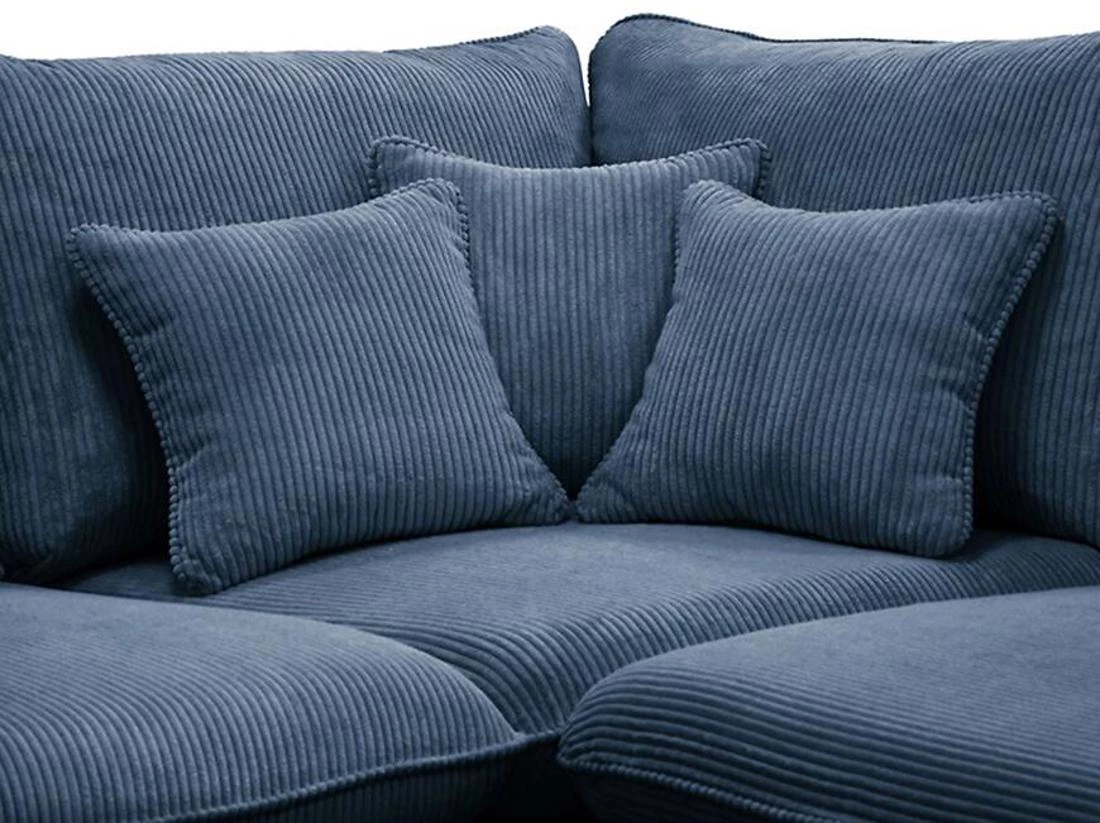 Prince L Poso 05 kutna garnitura 315x225x90 cm plava desna