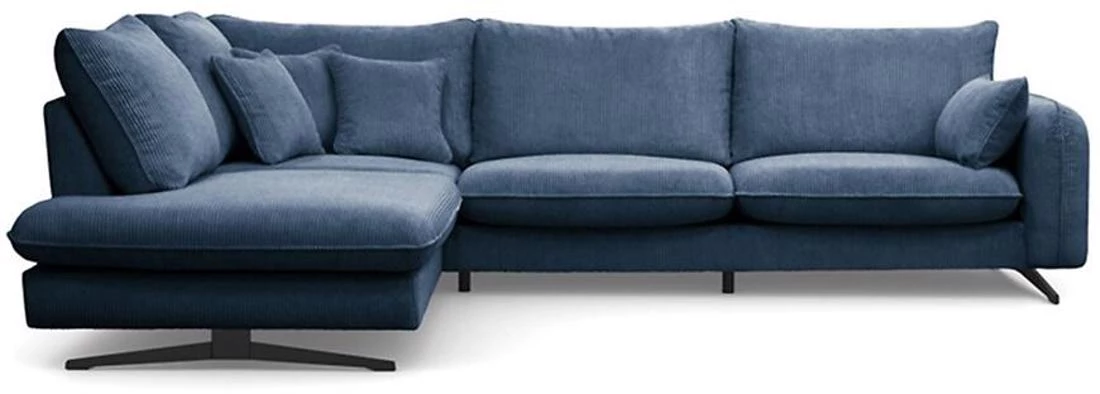 Prince L Poso 05 kutna garnitura 315x225x90 cm plava leva