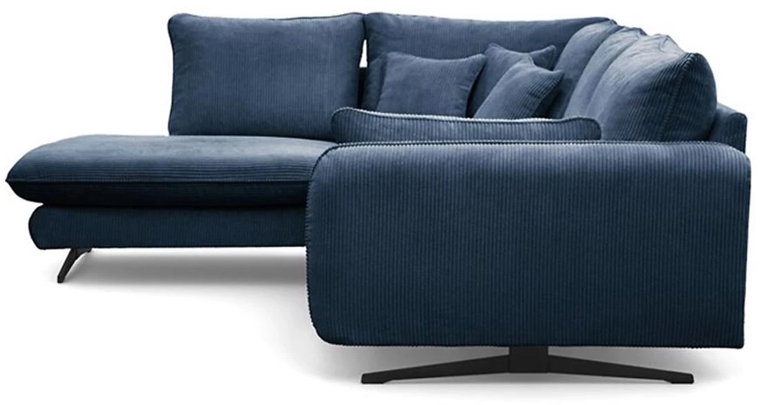 Prince L Poso 05 kutna garnitura 315x225x90 cm plava leva