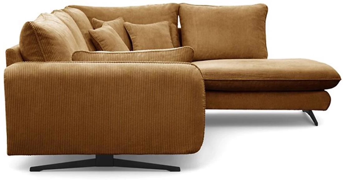 Prince L Poso 01 kutna garnitura 315x225x90 cm senf desna