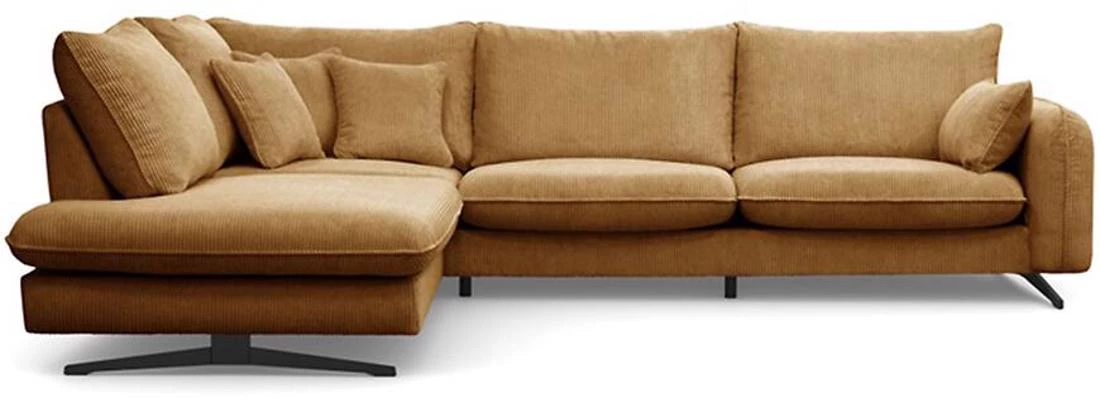 Prince L Poso 01 kutna garnitura 315x225x90 cm senf leva