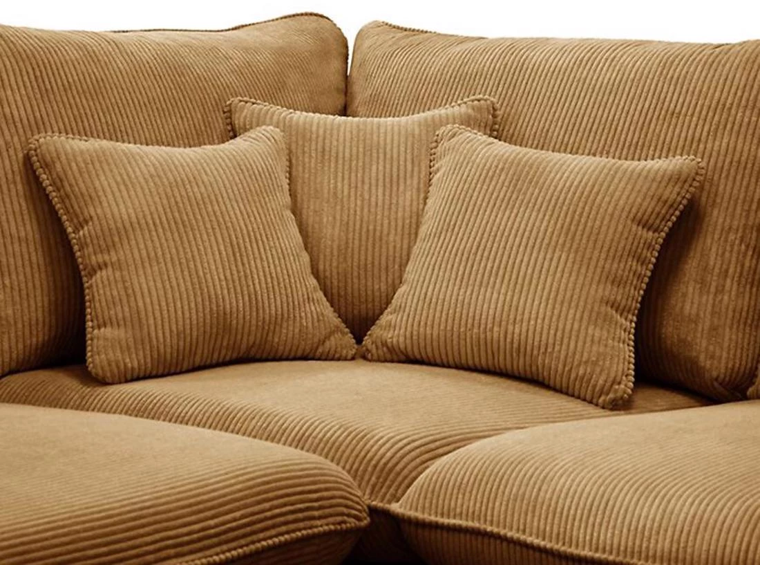 Prince L Poso 01 kutna garnitura 315x225x90 cm senf leva