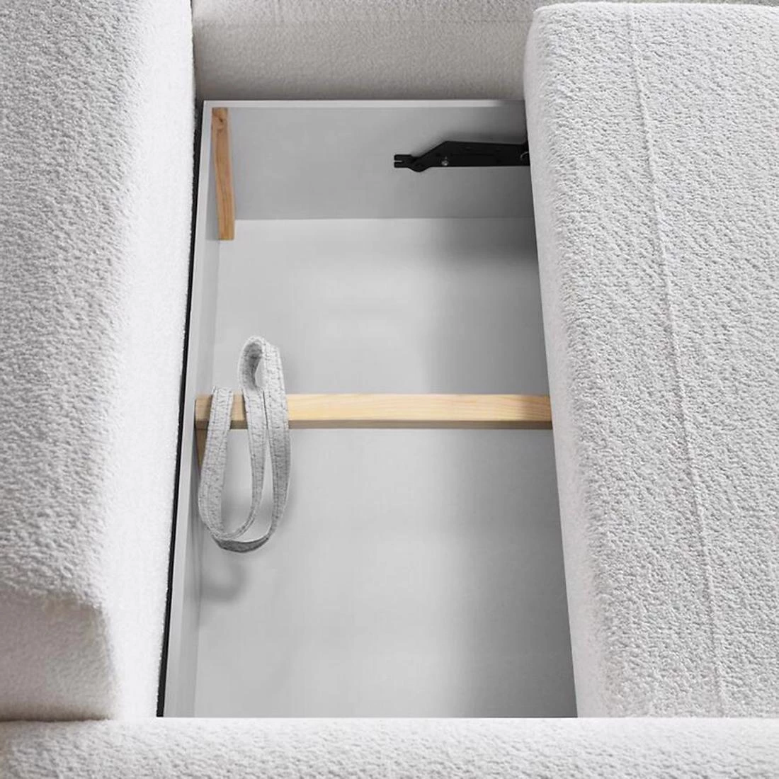 Olivio Premium L Catch Me 01  ugaona garnitura sa ležajem i prostorom za odlaganje 266x170x87 cm kre