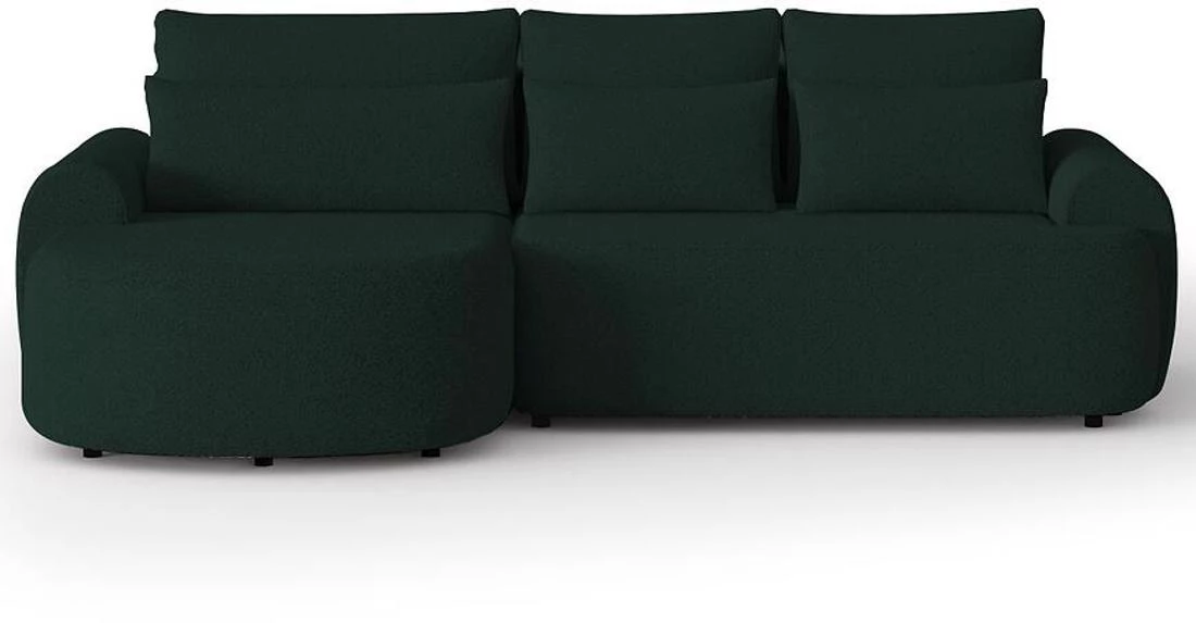 Olivio Premium L Catch Me 12 ugaona garnitura sa ležajem i prostorom za odlaganje 266x170x87 cm zel