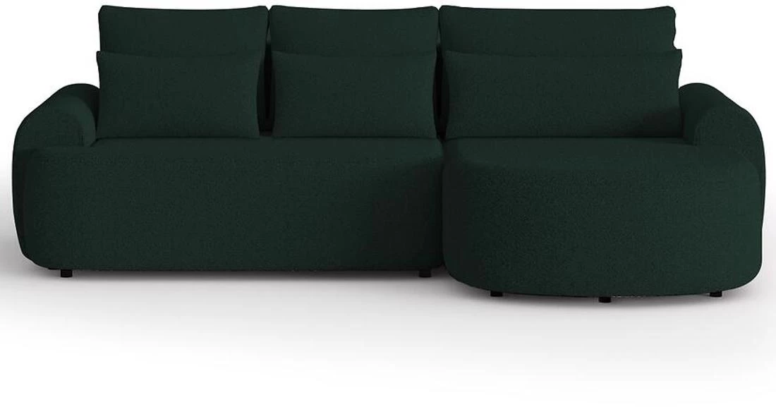 Olivio Premium L Catch Me 12  ugaona garnitura sa ležajem i prostorom za odlaganje 266x170x87 cm zel