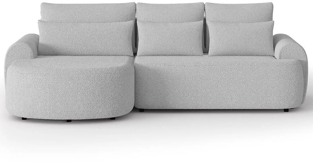 Olivio Premium L Catch Me 22  ugaona garnitura sa ležajem i prostorom za odlaganje 266x170x87 cm siv