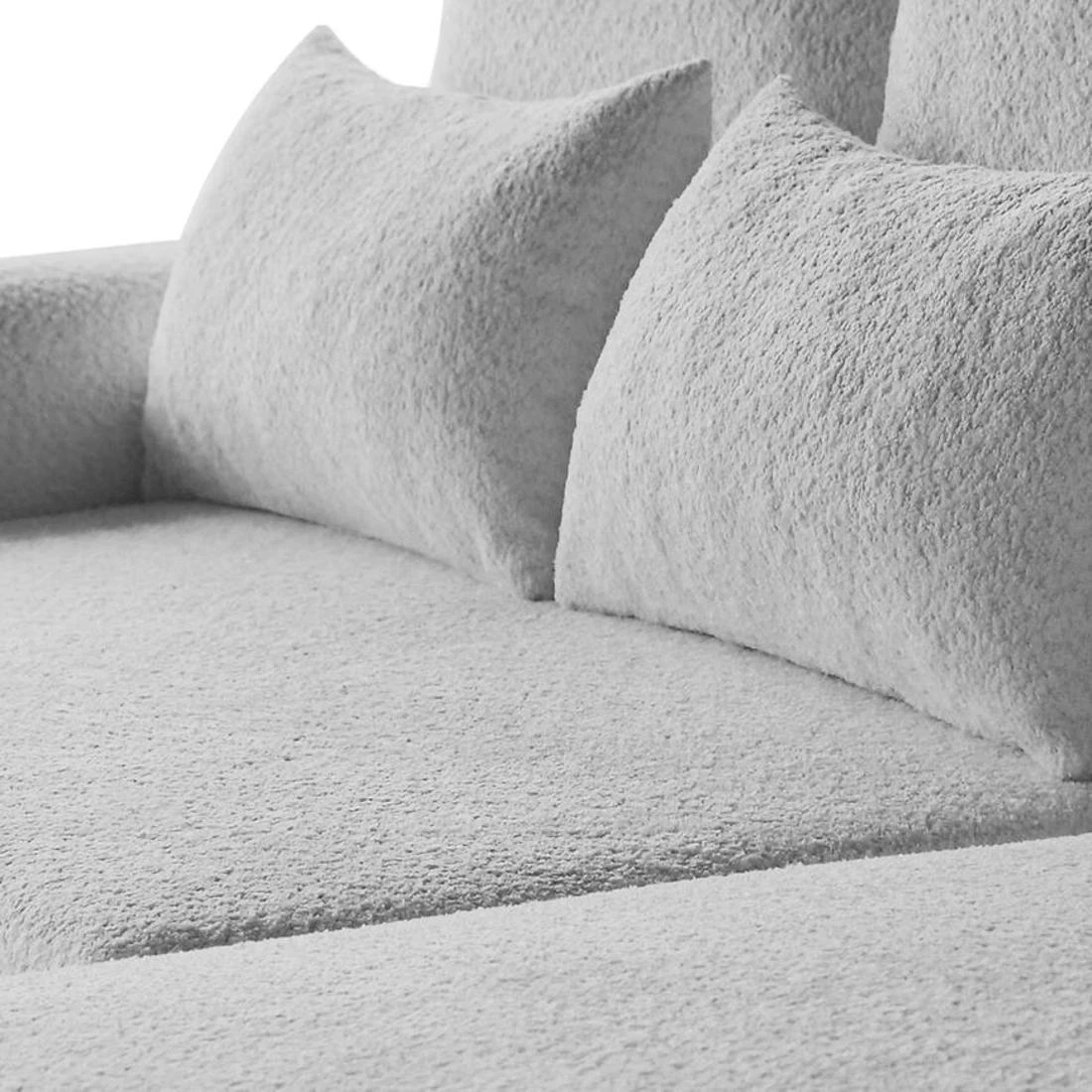 Olivio Premium L Catch Me 22 ugaona garnitura sa ležajem i prostorom za odlaganje 266x170x87 cm siv