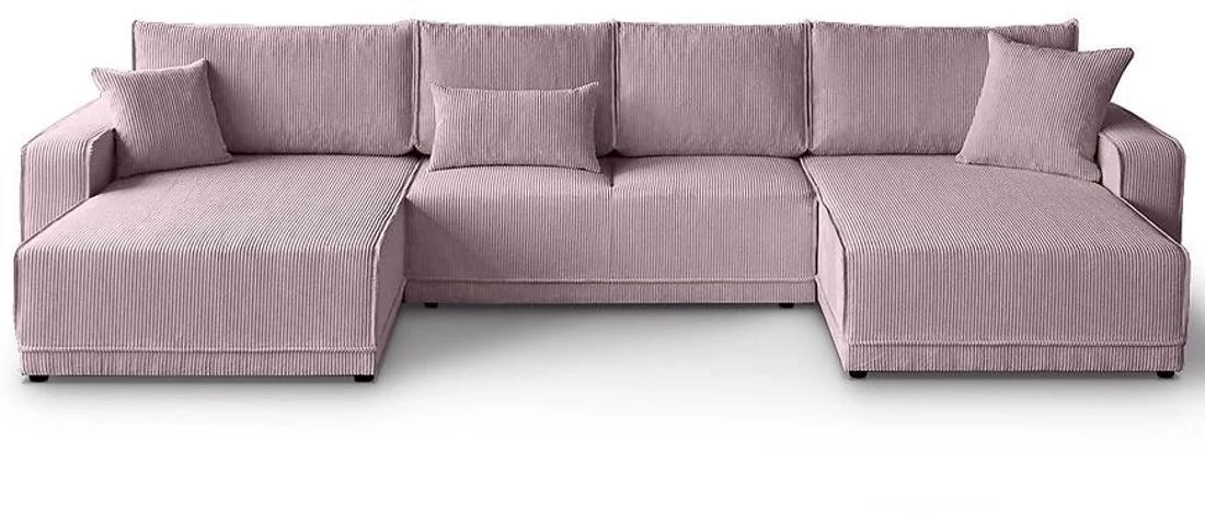 Primo U Poso 27 ugaona garnitura sa ležajem i prostorom za odlaganje 390x185x86 cm ugaona garnitura