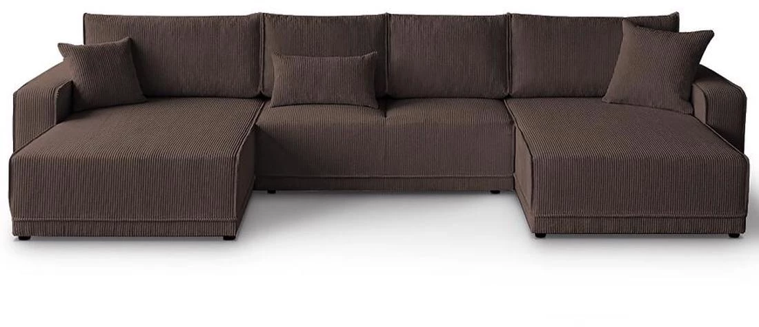 Primo U Poso 06 ugaona garnitura sa ležajem i prostorom za odlaganje 390x185x86 cm ugaona garnitura 