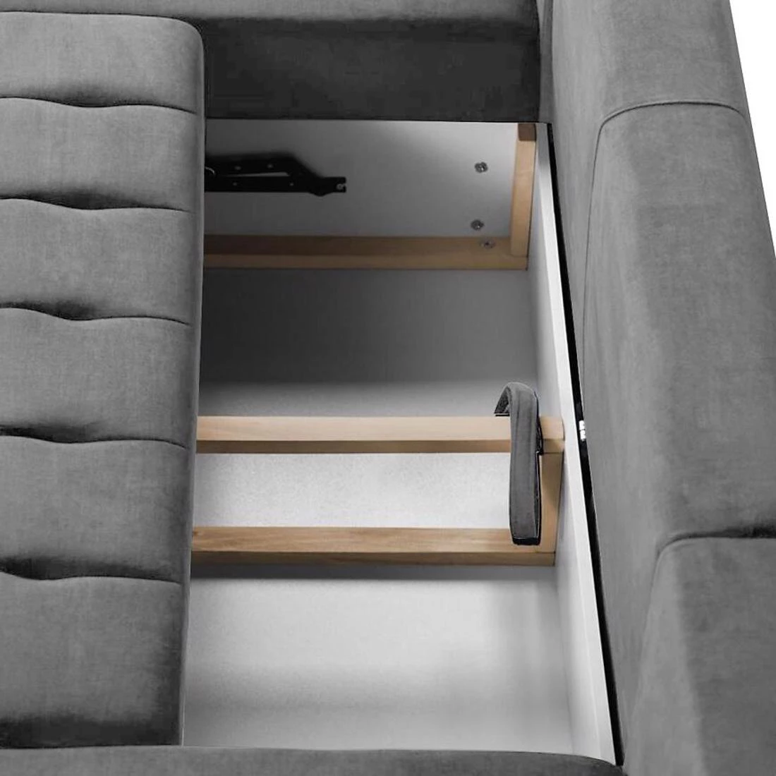 Costa U Vogue 15 ugaona garnitura sa ležajem 367x169x80 cm siva univerzalna