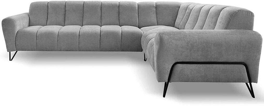 Volare L Vega 13 ugaona garnitura 295x235x190 cm siva leva