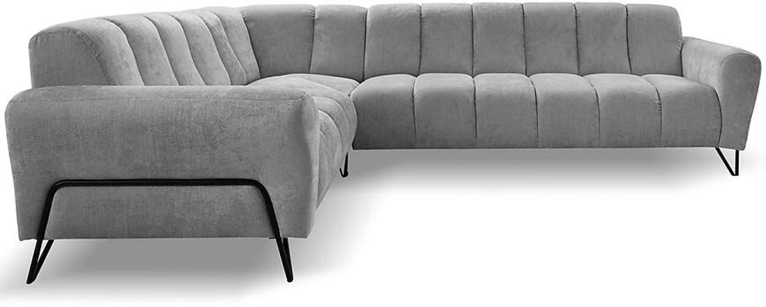 Volare L Vega 13 ugaona garnitura 295x235x190 cm siva desna