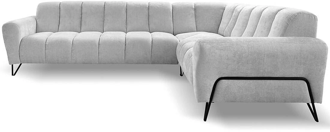 Volare L Vega 12 ugaona garnitura 295x235x190 cm siva leva