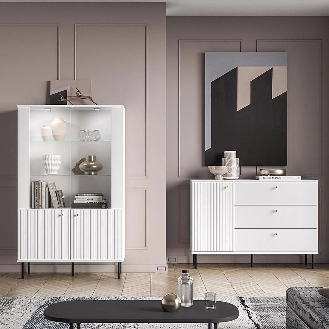 Tala 04 komoda 120x40x85 bela