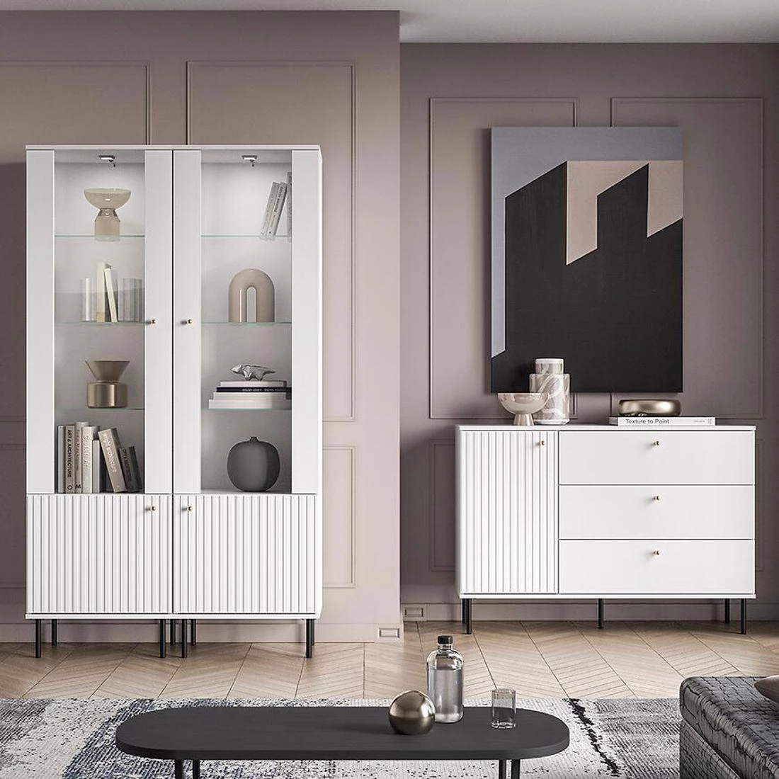 Tala 04 komoda 120x40x85 bela