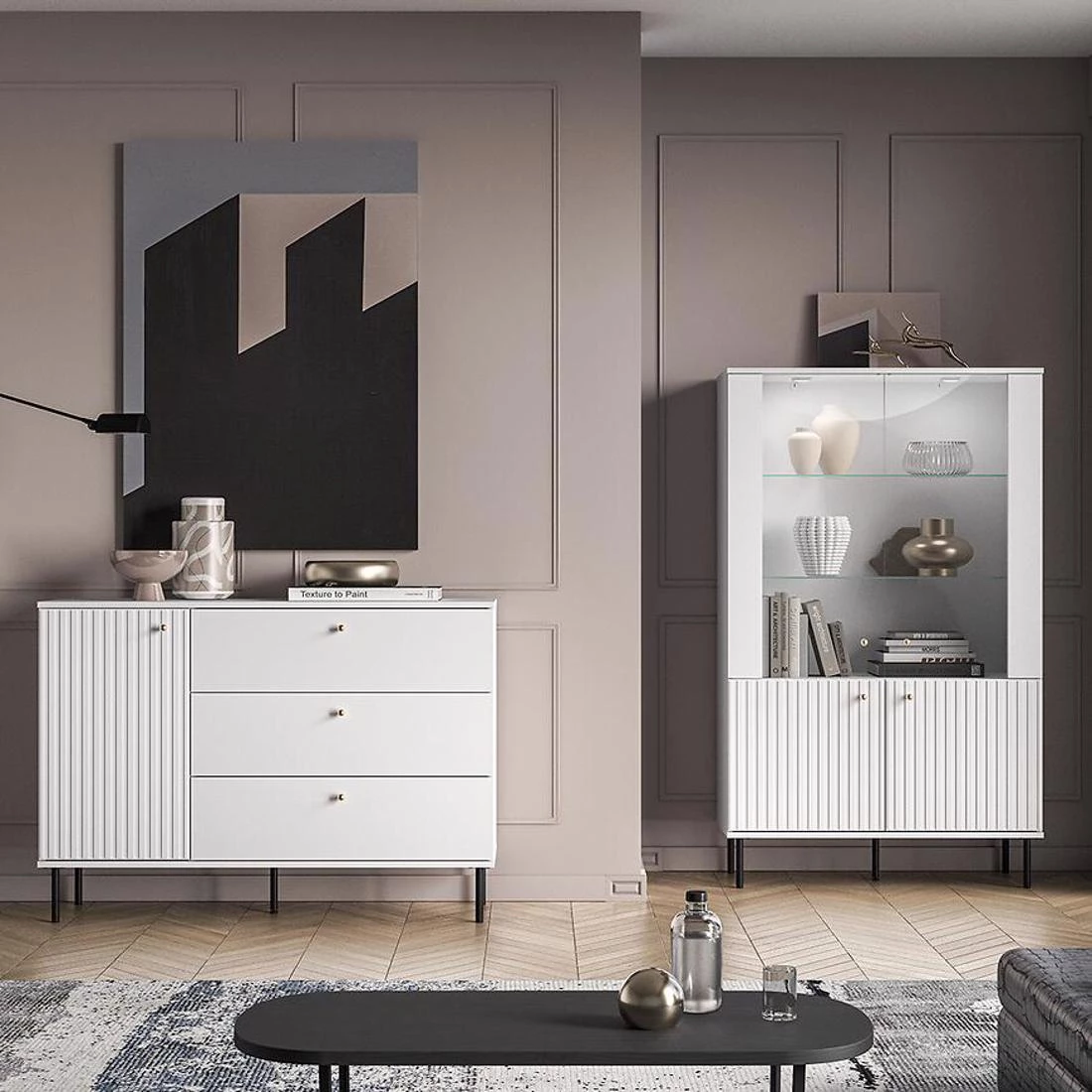 Tala 04 komoda 120x40x85 bela