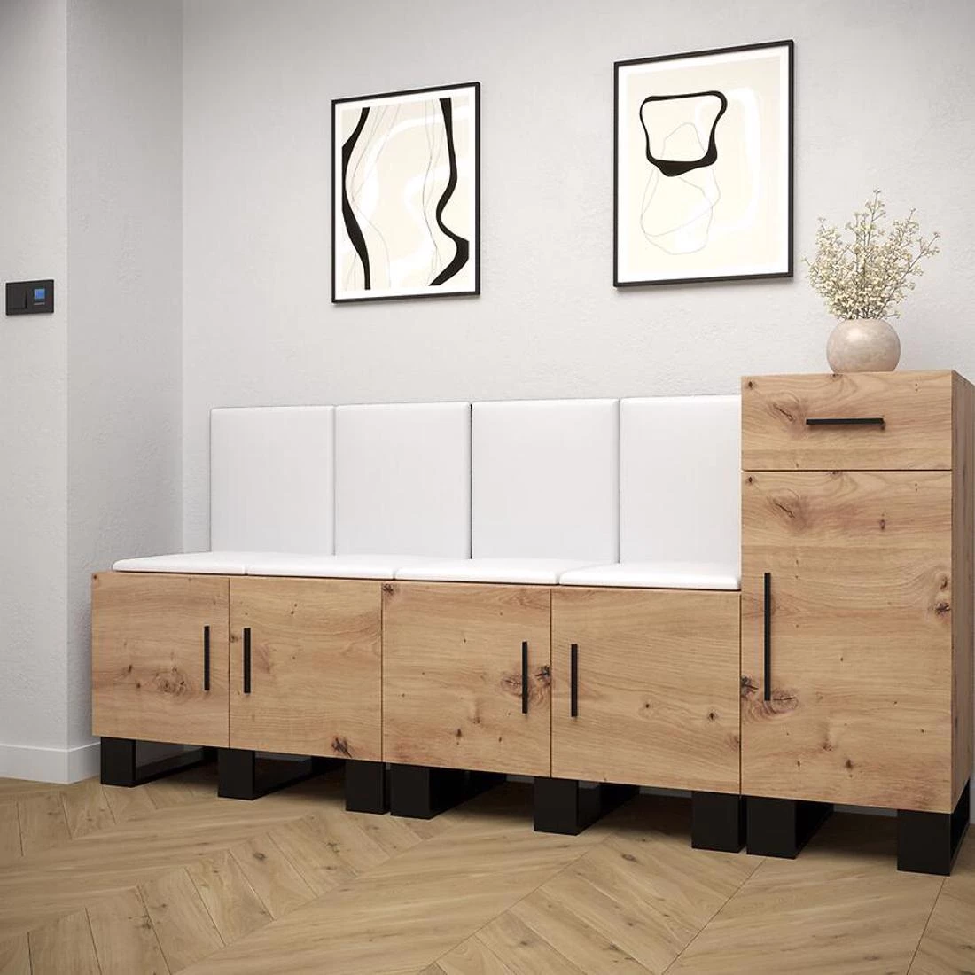 Artin komoda 42x45,6x95 hrast