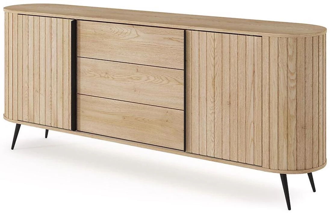 Lovi 196 komoda 196x40,2x81,8 hrast