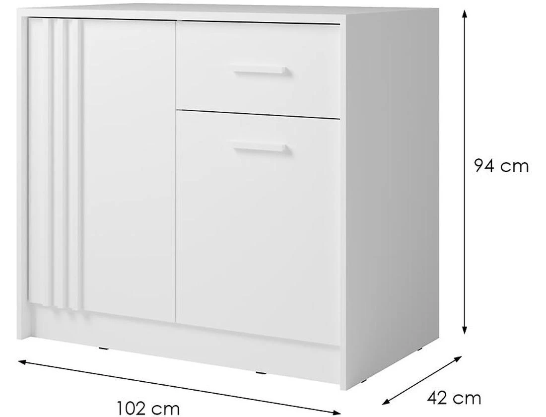 Kanada Cy-21 komoda 102x42x94 bela