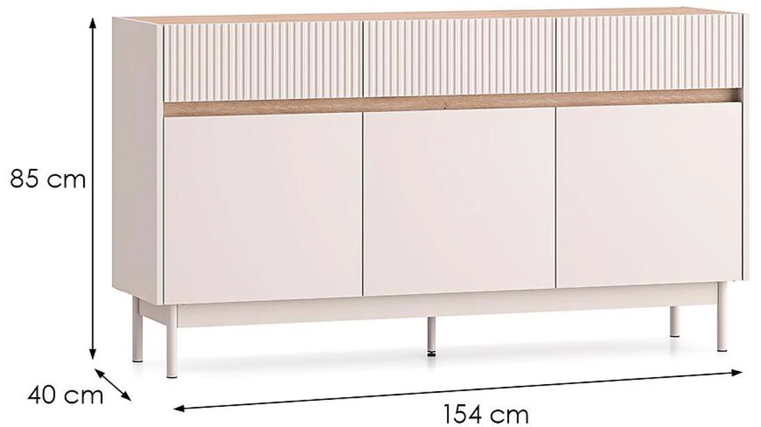 Dunea 05 komoda 154x40x85 kašmir