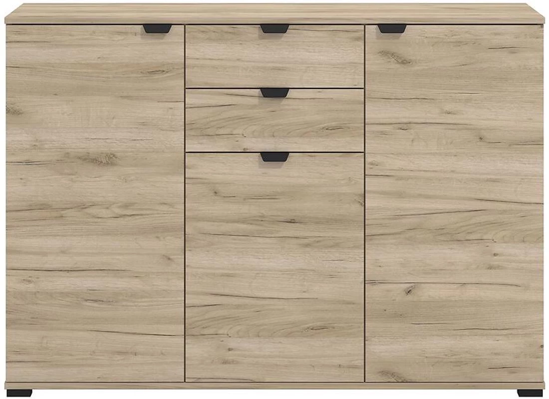 Duerto komoda 135x40x95 sivi hrast