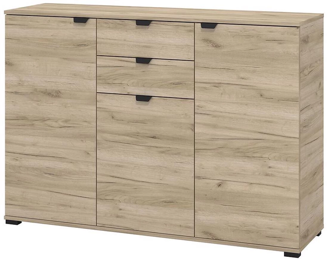 Duerto komoda 135x40x95 sivi hrast
