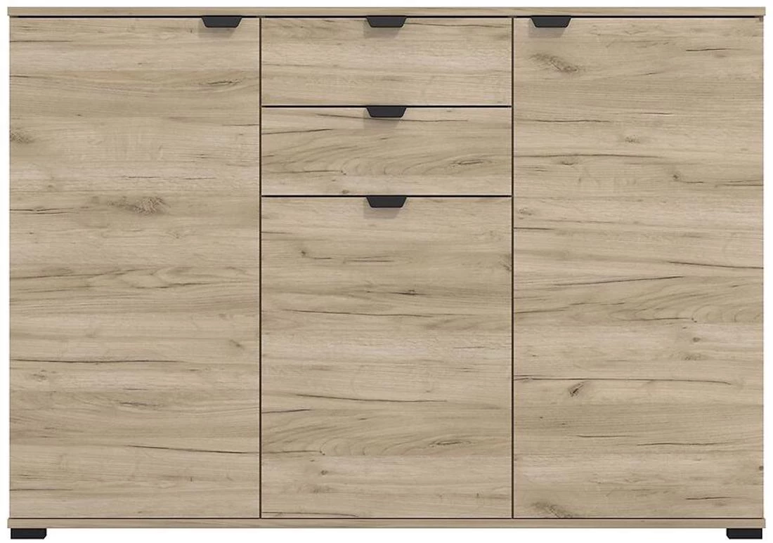 Duerto komoda 135x40x95 sivi hrast
