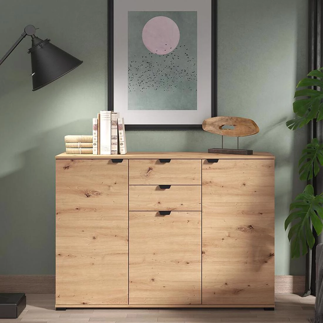Duerto komoda 135x40x95 hrast