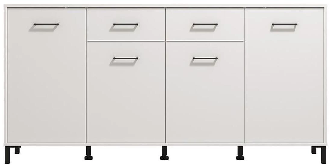 Vienne komoda sa fiokama 182,5x40x90 bela