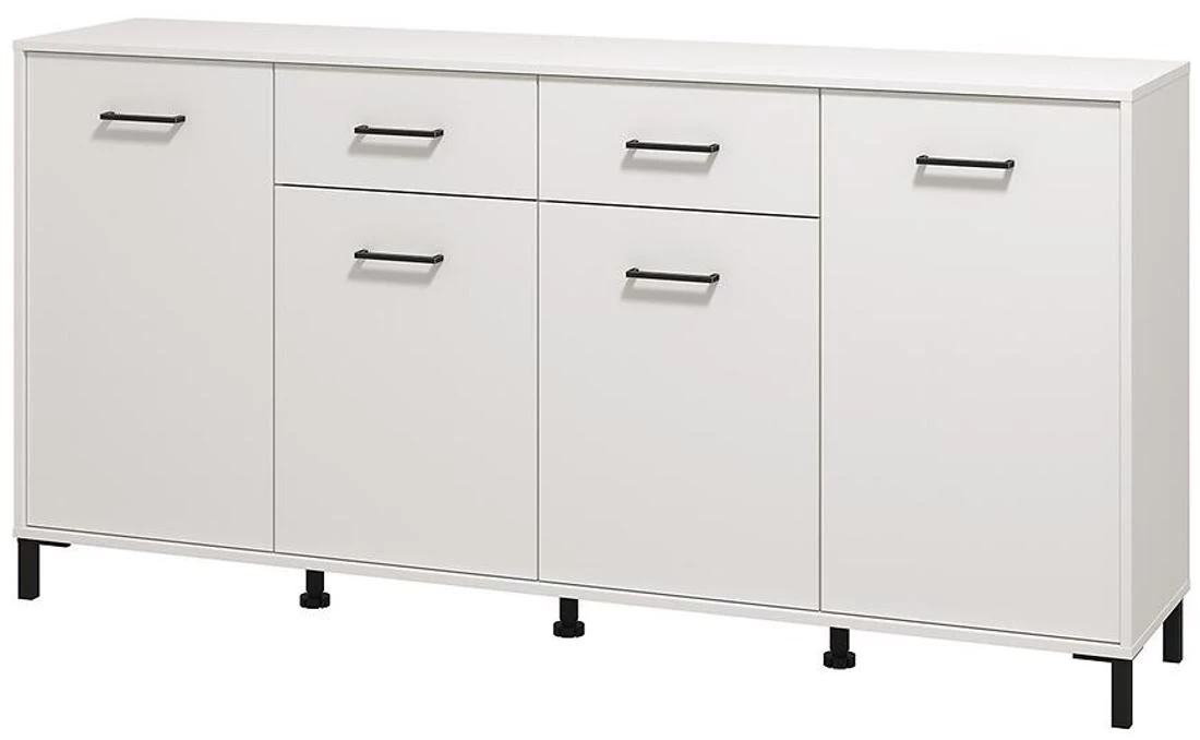 Vienne komoda sa fiokama 182,5x40x90 bela