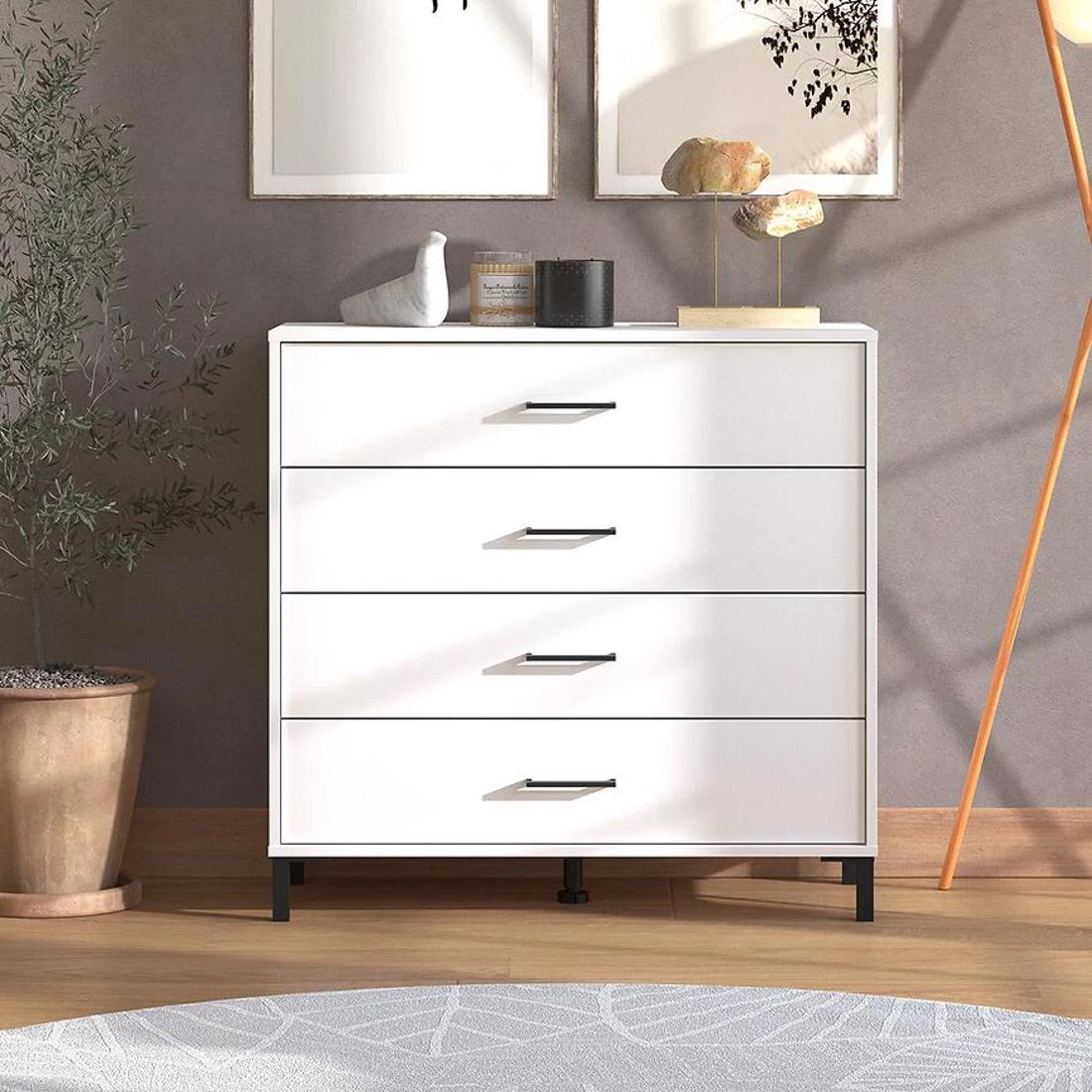 Vienne komoda 93x40x90 bela