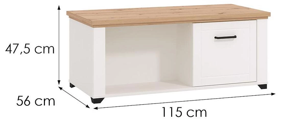 Valensi?a stocic za kafu 56x115x47,5 artisan/beli