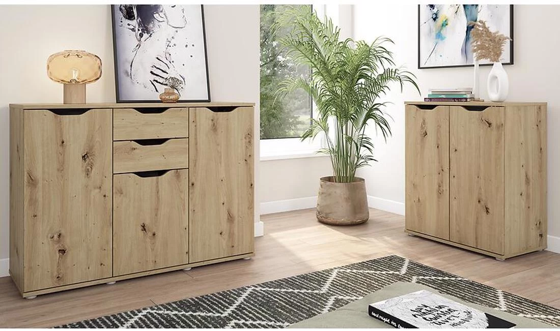 Ines komoda 108x38x78,7 hrast