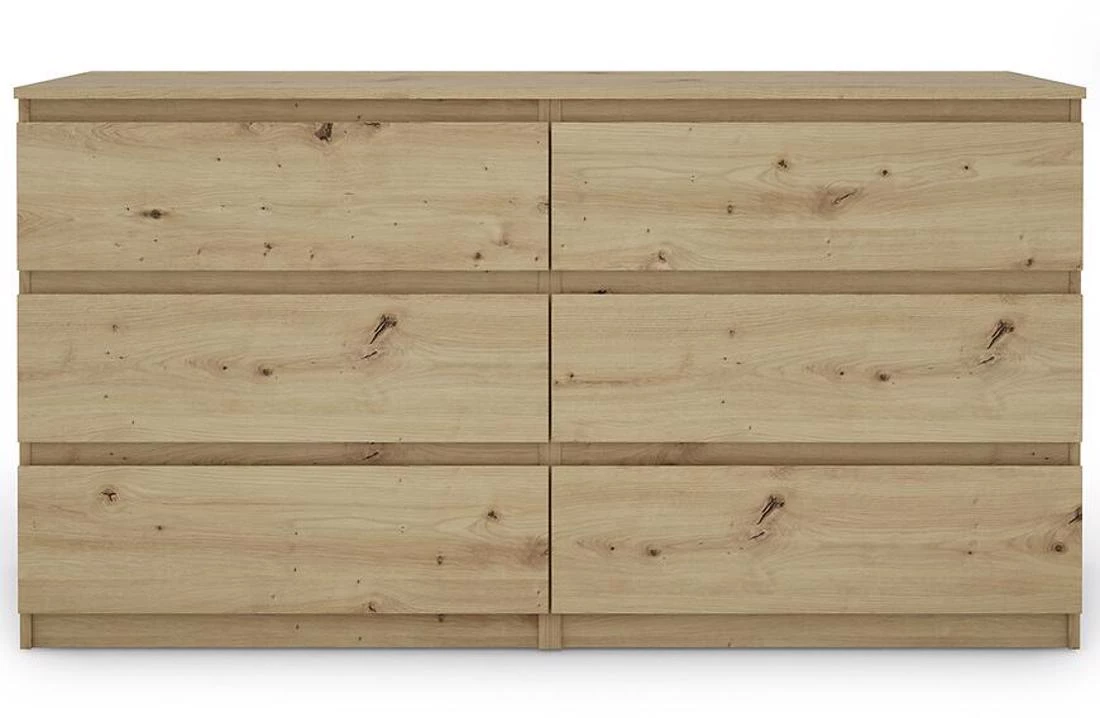 Hugo 150 komoda 150x42x80 hrast