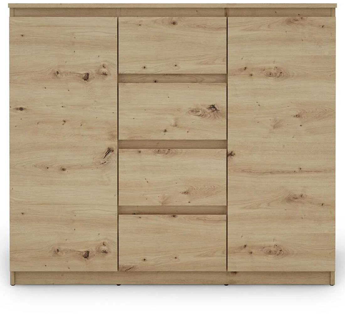 Hugo komoda 120x42x104 hrast
