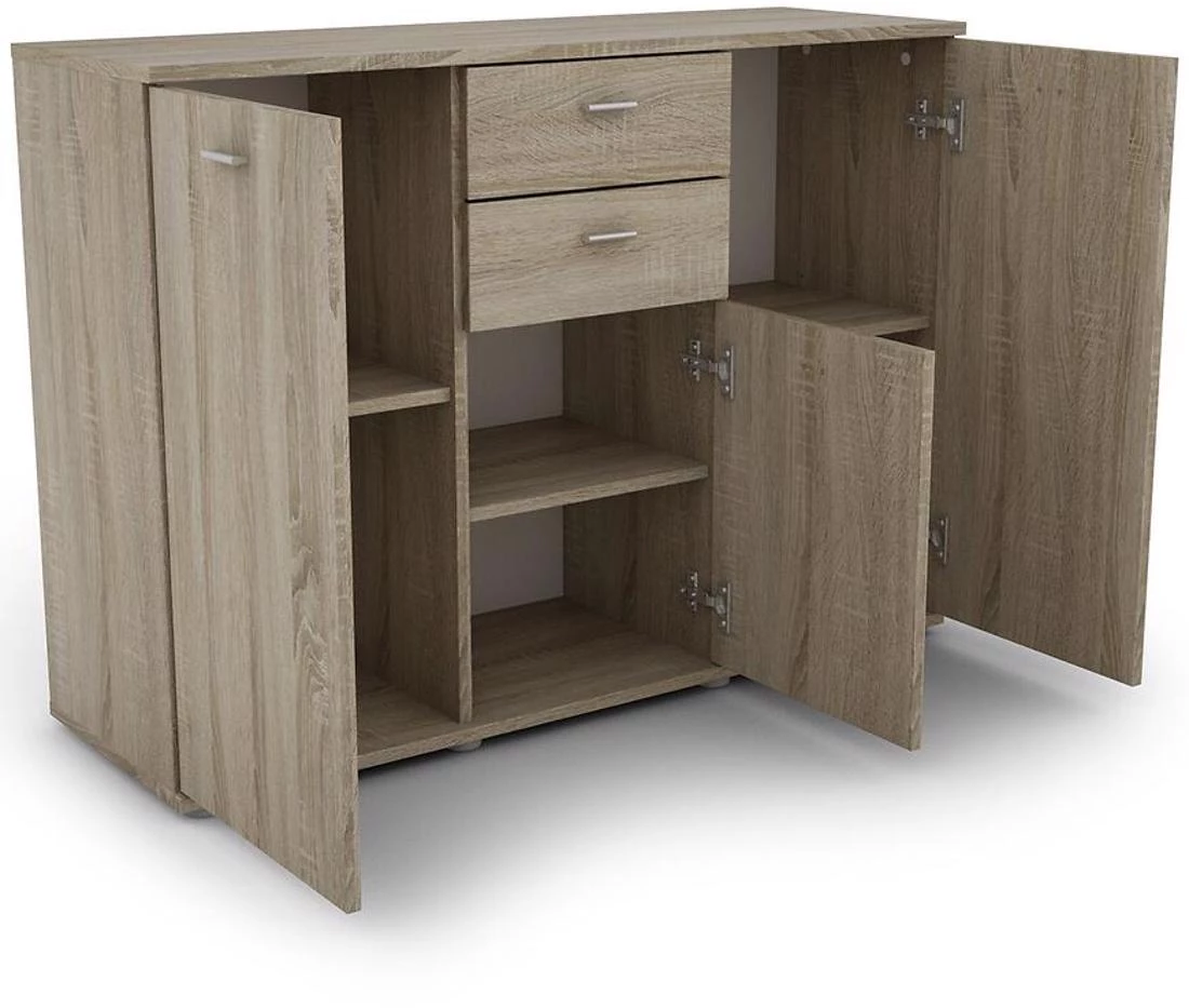 Milis komoda 108x35,5x78,7 hrast
