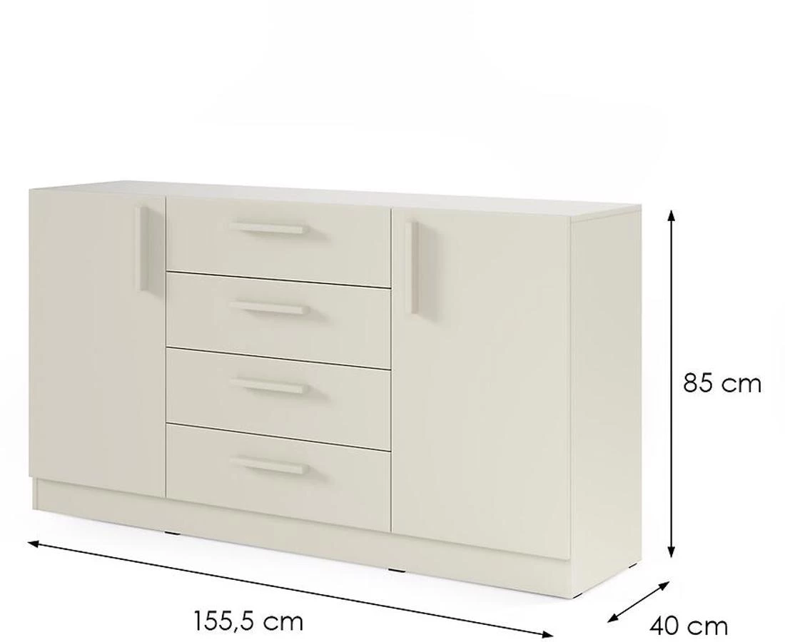 Braga BRK1 komoda 155,5x40x85 kašmir